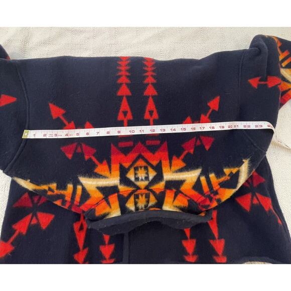 Vintage Volup Pendleton Aztec Blanket Coat W Indian Head Buttons XXL - Picture 11 of 11